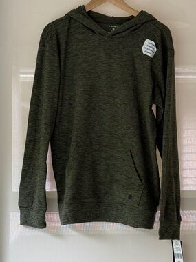 Layers Lightweight Performance Hoodie XL Winter Moss Green NWT